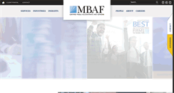 Desktop Screenshot of mbafcpa.com
